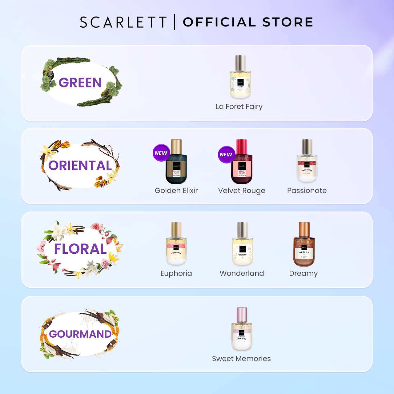 Scarlett Extrait De Parfum Bundling Velvet Rouge & Golden Elixir